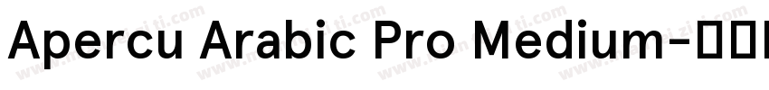Apercu Arabic Pro Medium字体转换